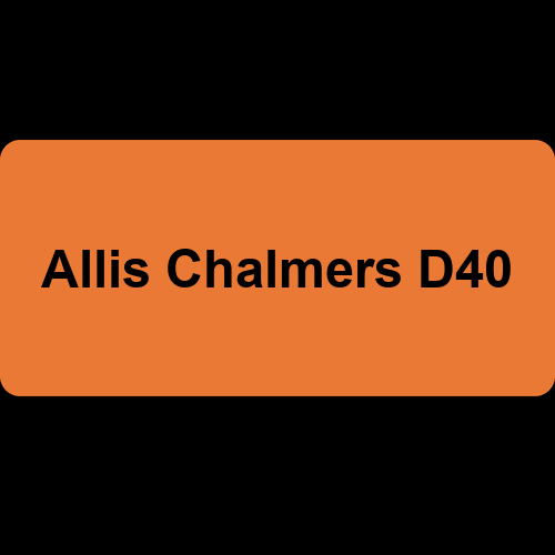 Allis Chalmers D40